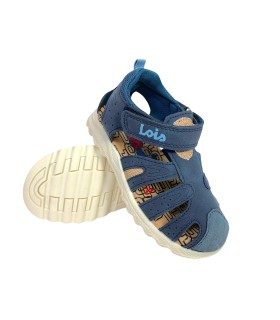 Sandália infantil azul LOIS 63277