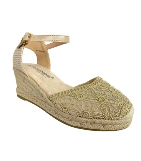 Sapato feminino AMARPIES 28500 acx dourado