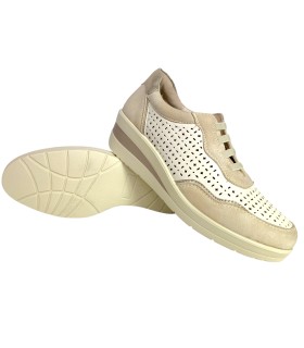 Sapato feminino AMARPIES 28392 e bege