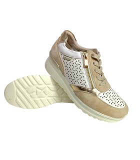 Sapato feminino AMARPIES 28301 bege claro