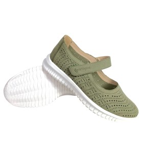 Sapato feminino AMARPIES 28353 aog cáqui