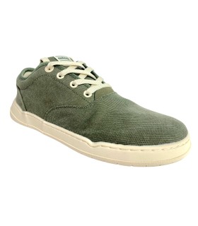 Sapato masculino MUSTANG 84800, elegante e na cor cáqui.