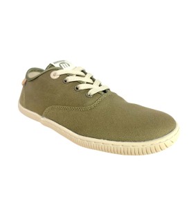 Sapato feminino MUSTANG 60849, cor cáqui discreta.