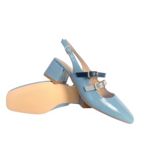 Sapato feminino azul BIENVE hf-5133