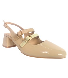 Sapato feminino bege BIENVE hf-5133