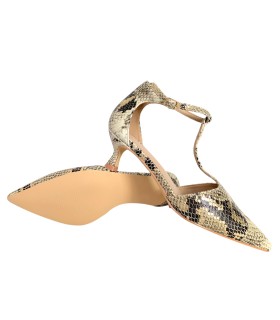 Chaussure femme BIENVE a-5057 motif serpent