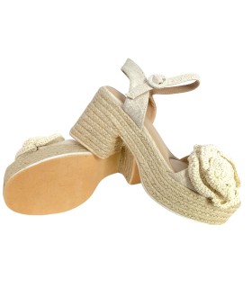 Sandália feminina bege BIENVE cf-5036