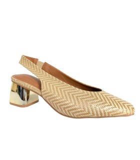 BIENVE s-5028 chaussure beige pour femme