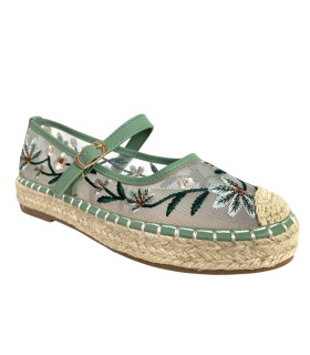 BIENVE ha-5282 sapato feminino verde