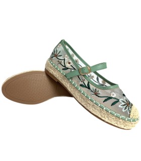 BIENVE ha-5282 grüner Damenschuh