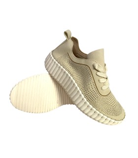 Sapato feminino bege BIENVE ha-5082