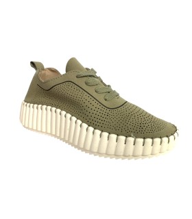 Zapato señora BIENVE ha-5082 kaki