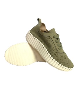 Chaussure femme kaki BIENVE ha-5082