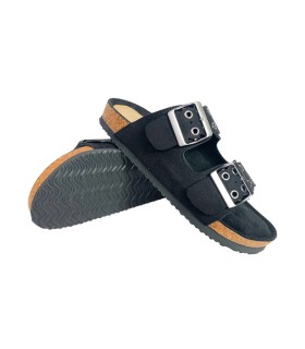 Sandales noires pour femmes MUSTANG 59963