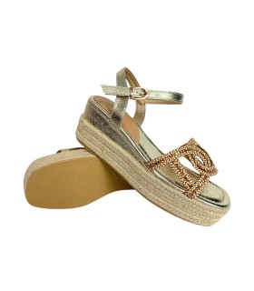 Sandália feminina MARIA MARE 68564 dourada