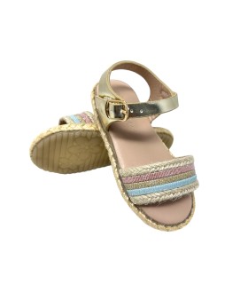 sandale beige pour fille BUBBLE BOBBLE c179