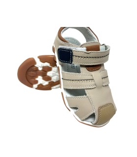 Sandale garçon BUBBLE BOBBLE c943 beige