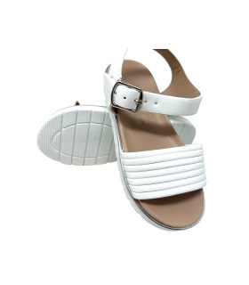 sandale blanche pour fille BUBBLE BOBBLE c1394