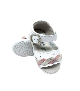 BUBBLE BOBBLE c1366 weißer umweltfreundlicher Mädchenschuh