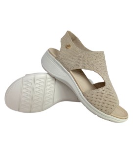 Sandália feminina bege XTI 142737