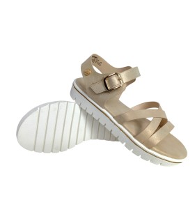 XTI KIDS 150876 goldene Sandale für Mädchen