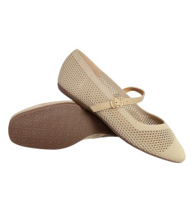 Sapato feminino D'ANGELA 28142 dko taupe