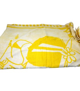 Damenaccessoires MAFALDA m250034 gelbes Handtuch/Sarong