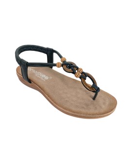 Sandalia señora AMARPIES 28687 abz negro