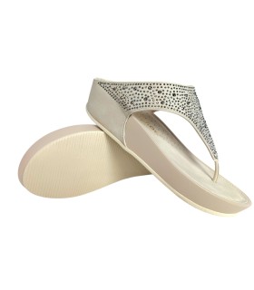 Sandale femme beige AMARPIES 26579