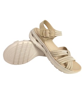 Damensandale AMARPIES 28656 abz beige