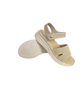 Sandália feminina AMARPIES 28660 abz bege
