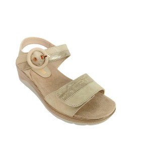 Sandália feminina AMARPIES 28608 abz bege