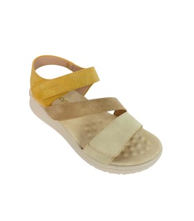 Sandália feminina AMARPIES 28637 abz bege