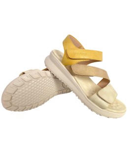 Sandália feminina AMARPIES 28637 abz bege