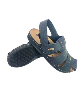 BEWILD Herrensandale S598/4822 Schwarz