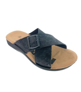 BEWILD Herrensandale S598/4808 schwarz