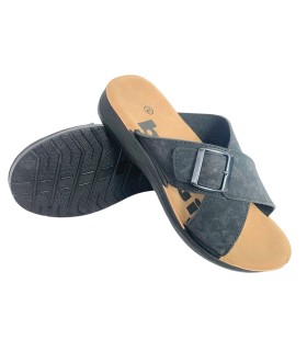 BEWILD Herrensandale S598/4808 schwarz