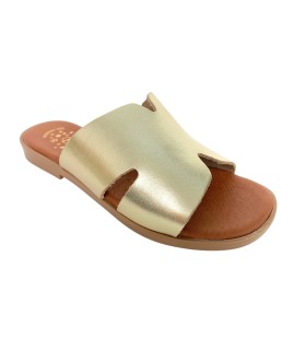Sandália feminina DUENDY 3822 platina