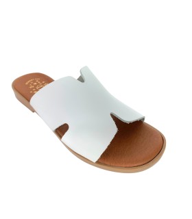 DUENDY 3822 weiße Damensandale