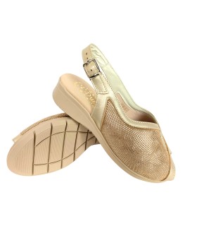 Pieds délicats dame DUENDY 496 platine