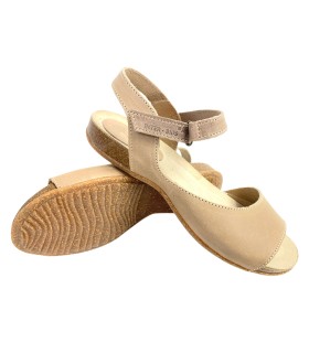 sandale beige pour femme INTER BIOS 4458