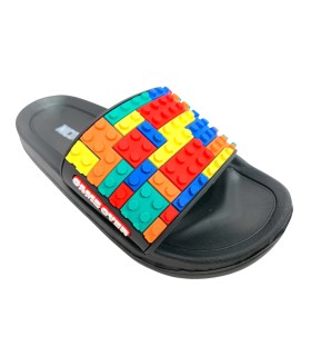 Ensemble de jeu Lego noir Nicoboco pour enfants, idéal pour la plage