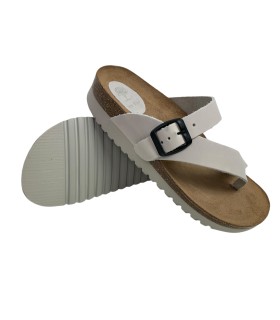 Sandália feminina cinza INTER BIOS 7119-mg