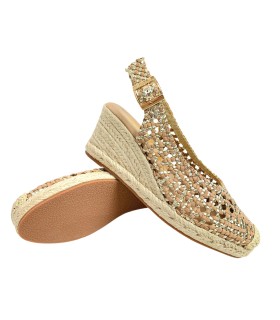 Chaussure beige pour femme ETIKA 10126