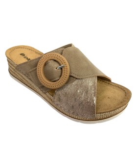 Sandália feminina INBLU rv12 bege