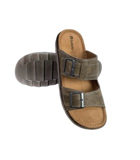 Sandália masculina INBLU bu16 marrom