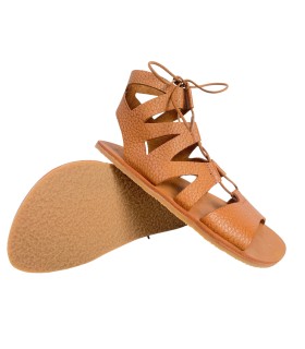 Sandália feminina VIVANT 8103, feita de couro ecológico.