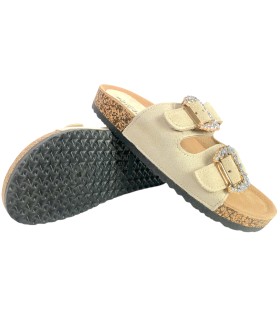 Sandale beige pour femme ISTERIA 25229