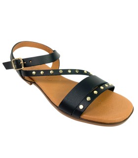 Sandale pour femme EVA FRUTOS 3079 en noir