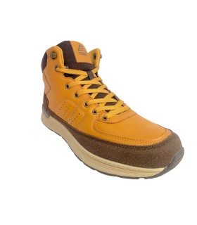 Botas de cano curto masculinas PAREDES utiliel lt25577 em couro